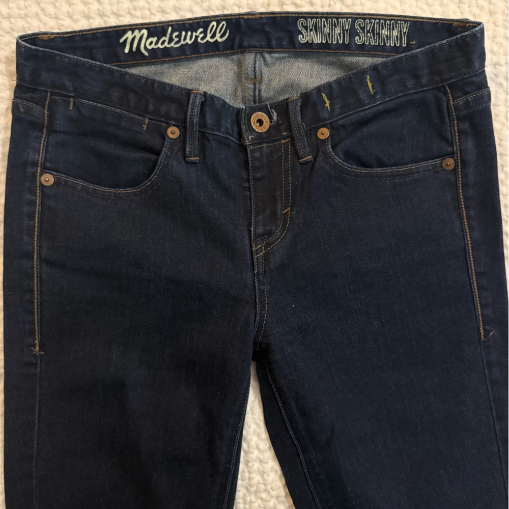 Madewell Men's Skinny Jeans - Deep Indigo